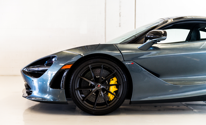 The headlights are split open to channel air into a radiator hiding behind them, which is one of the neatest things I’ve seen on a supercar.